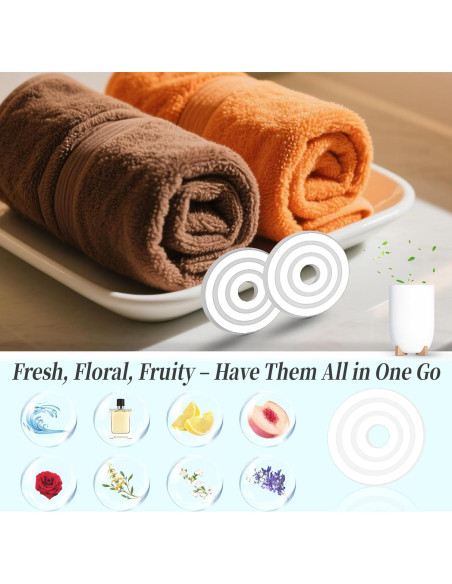 Discos de Fragancia Sukh para Calentador de Toallas - 24 Piezas
