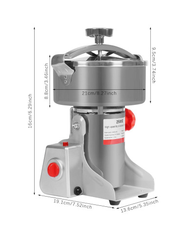 Molino de Grano Eléctrico DYRABREST 2500g 4500W 30000RPM