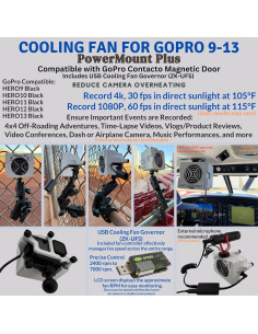 Ventilador de Enfriamiento CAMCooLER 9Thirteen para GoPro HERO 2