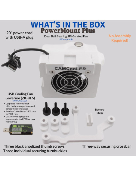 Ventilador de Enfriamiento CAMCooLER 9Thirteen para GoPro HERO