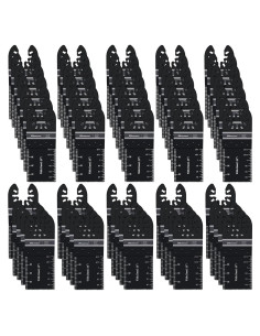 Bionso 60 Hojas de Herramienta Oscilante para Corte de Madera