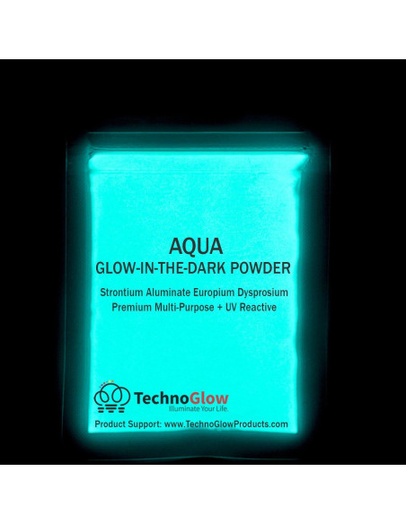 Polvo Brillante en la Oscuridad Techno Glow PRO-Series Aqua 28g
