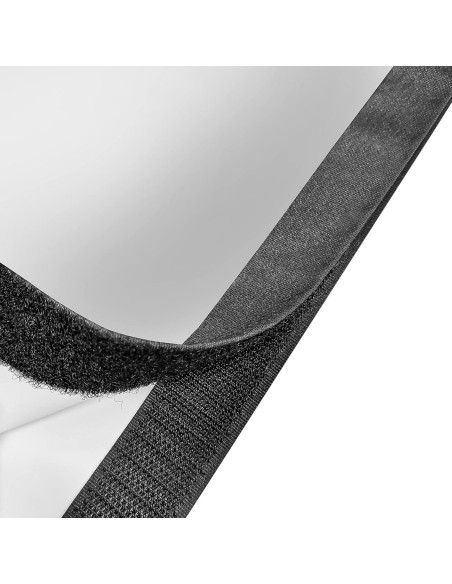 Cinta de Gancho y Bucle Autoadhesiva Doselves 6.1m Negro