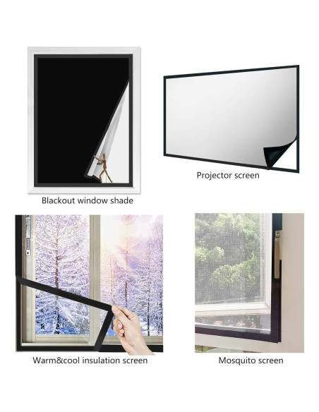 Cinta de Gancho y Bucle Autoadhesiva Doselves 6.1m Negro