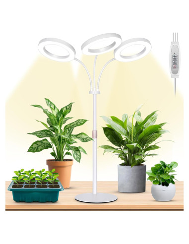 Luz de Crecimiento de Plantas LBW 72 LEDs 30W Ajustable