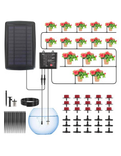 Sistema de Riego por Goteo Solar GrowBuddy para 15 Macetas