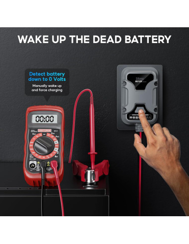 Cargador de Batería Inteligente 2A Zrfmib 6V/12V Mantenedor Automático