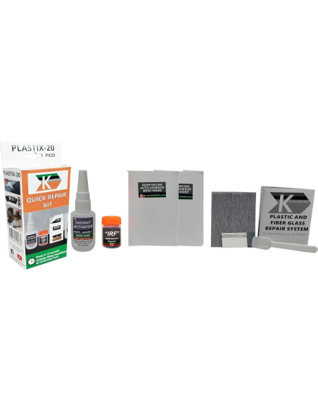 Kit de Reparación Rápida PLASTIX-20 - Adhesivo Ultra-Rápido