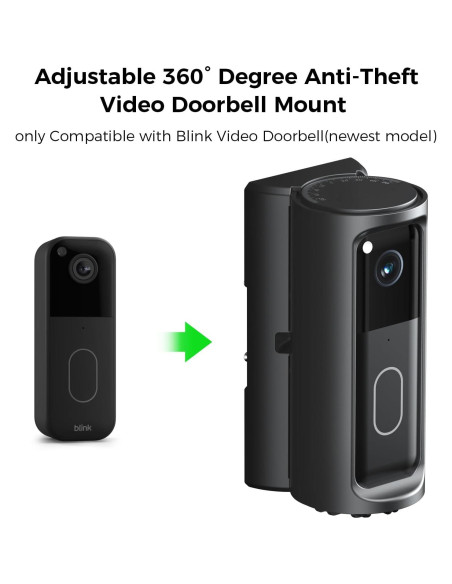 Soporte Ajustable 360 para Timbre Blink 2025 - Antirrobo