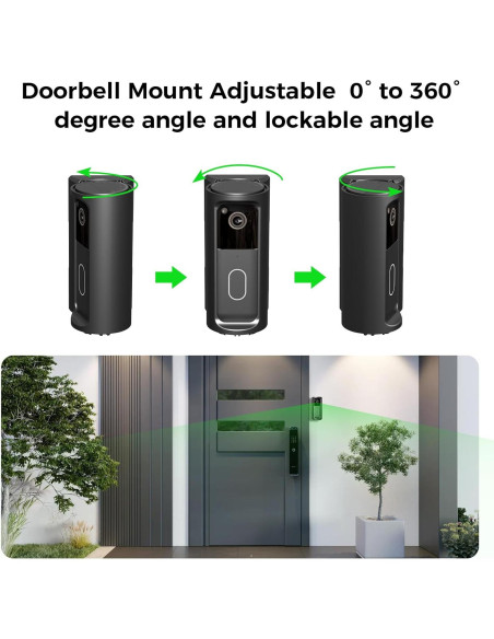 Soporte Ajustable 360 para Timbre Blink 2025 - Antirrobo
