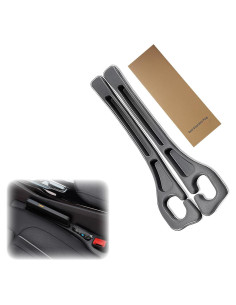 Organizador Relleno Espacio Asientos Coche ORIBLYNT Negro 2PCS