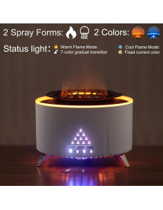 Humidificador HODEMI Aroma 300ml con Control Remoto y Apagado Automático 2