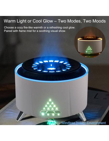 Humidificador HODEMI Aroma 300ml con Control Remoto y Apagado Automático