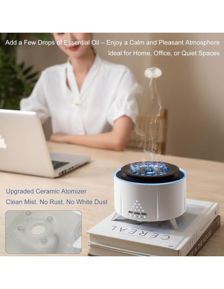 Humidificador HODEMI Aroma 300ml con Control Remoto y Apagado Automático