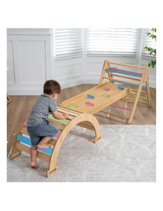 Avenlur Gimnasio de Escalada 5-en-1 para Niños 1-7 Años