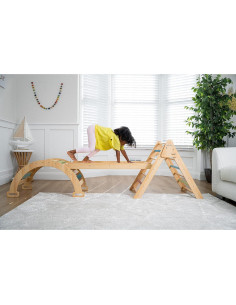 Avenlur Gimnasio de Escalada 5-en-1 para Niños 1-7 Años 2