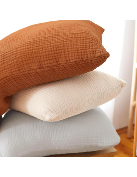 Almohada Infantil Pro Goleem 33x46 cm Algodón Muselina Beige