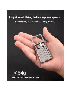 Multiherramienta de llavero Genérico 21 en 1 Acero Inoxidable 2