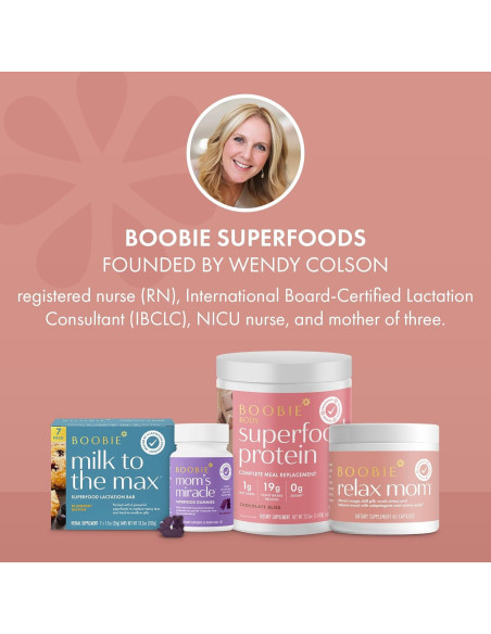 Barra de Superalimento de Arándano Boobie - Lactancia Vegana (7 Unidades)