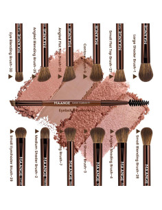 Juego de Brochas de Maquillaje Profesional MAANGE 13 Pcs 2