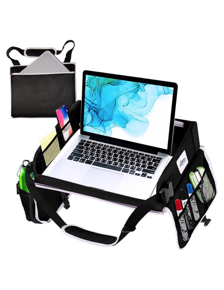 Escritorio portátil CERIZONA para laptop hasta 15.6" negro