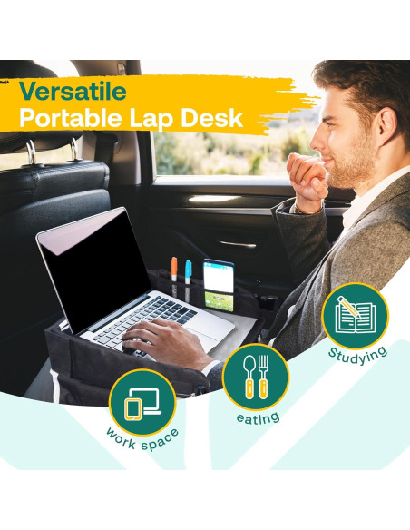 Escritorio portátil CERIZONA para laptop hasta 15.6" negro