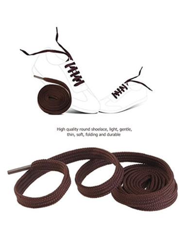 12 Pares de Cintas Planas para Calzado Omlopp 125cm Colores Variados