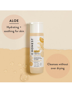 Champú y Gel de Baño 2-en-1 Honesto 548 ml Cítricos y Vainilla 2