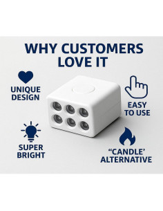 Paquete de 6 Linternas LED Raw Synergy 6-LEDs Compactas 2