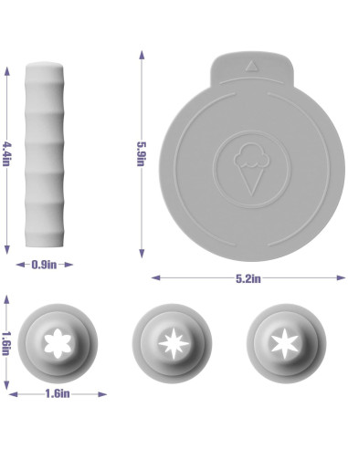 Tapa Selladora a Prueba de Polvo Palksky para Ninja Swirl