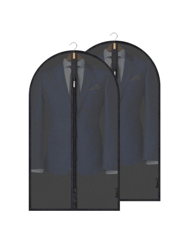 Bolsas de Ropa Translúcidas BALEINE 40" 2PK PEVA Negro