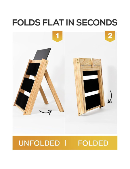 Exhibidor de Collares Plegable BS-VOG de Madera 66 Col.