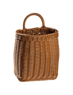 Cesta de Almacenamiento Colgante Alipis 24.5x15.5 cm Marrón Claro