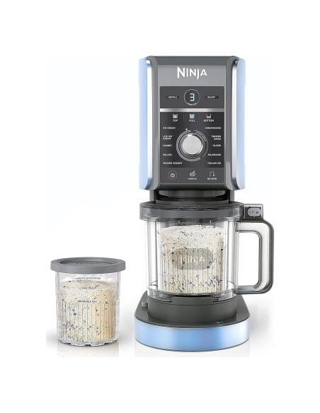 Ninja NC501 CREAMi Deluxe 11-en-1 Fabricante de Helados Azul
