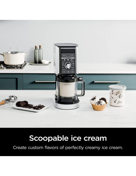 Ninja NC501 CREAMi Deluxe 11-en-1 Fabricante de Helados Azul