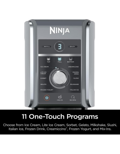 Ninja NC501 CREAMi Deluxe 11-en-1 Fabricante de Helados Azul