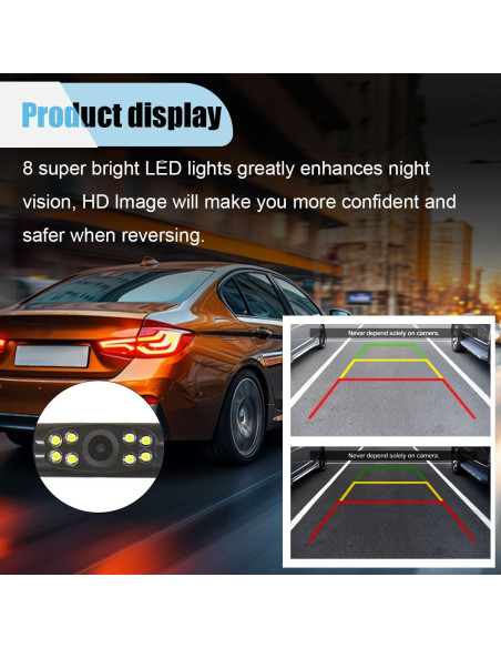 Cámara de Respaldo LHDOS para Placa de Licencia HD 170