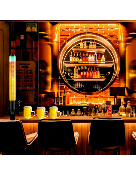 Dispensador de Bebidas Ediactcyl 1.5L con Luz LED y Hielo