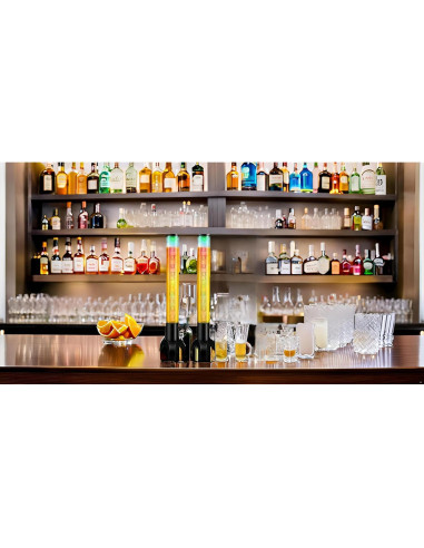 Dispensador de Bebidas Ediactcyl 1.5L con Luz LED y Hielo