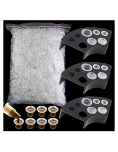Kit de Tapas de Tinta para Tatuajes Rayyl 300 Piezas con Soportes