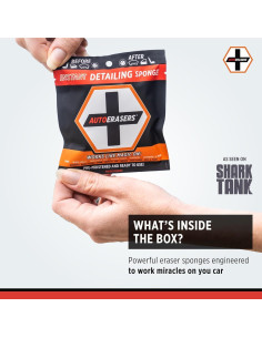Esponja de Lavado AutoERASERS - Paquete de 3 Prehumedecidas 2