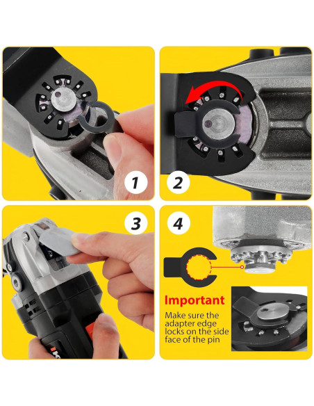 12 Cuchillas Oscilantes Titanio ZhizunBao para Madera y Metal