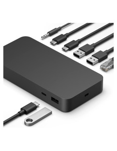 Dock Thunderbolt 4 Microsoft Surface - Estación Acoplamiento 2 Monitores 4K