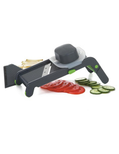 Mandolina Plegable Prepworks Negra con 3 Grosores de Corte