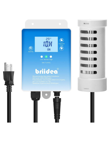 Generador de Cloro Salino Briidea BR-159 para Jacuzzi 7571 L