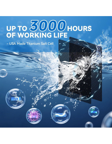 Generador de Cloro Salino Briidea BR-159 para Jacuzzi 7571 L