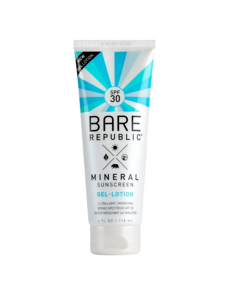 Protector Solar Mineral en Gel Bare Republic SPF 30 118 ml