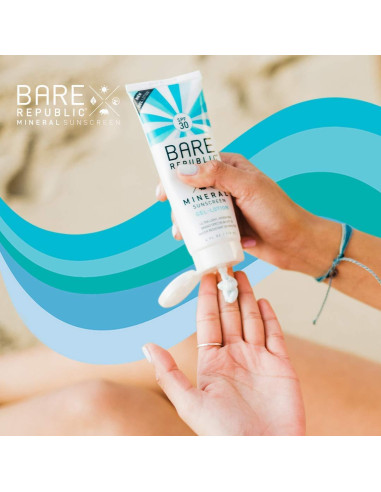 Protector Solar Mineral en Gel Bare Republic SPF 30 118 ml