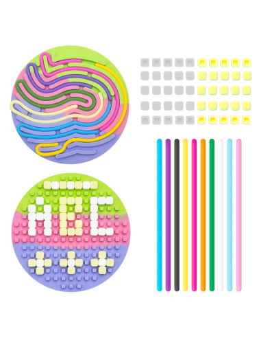 Tablero Sensorial de Silicona ZSFLZS 12.7cm Colorido Redondo