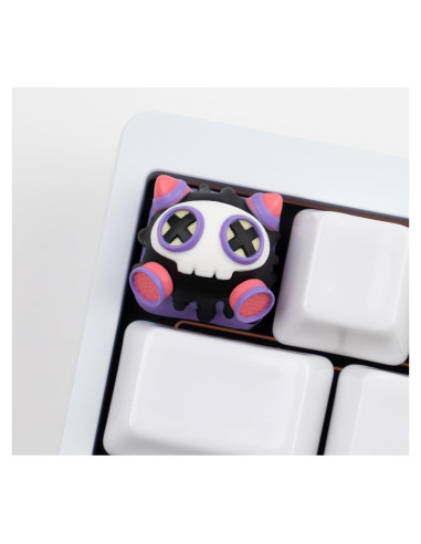 Tecla Artesanal ULTRAEQUIP Gato Rosa 1U para Teclado Mecánico